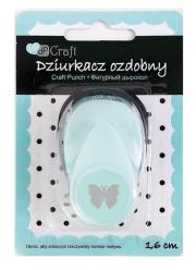 Dziurkacz ozdobny 1.6 cm motyl 4 bpz. Wydawca: DP CRAFT. Dadada.pl Opakowanie Dziurkacz ozdobny 1.6 cm motyl 4 bpz