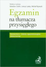 Okładka książki Egzamin na tłumacza przysięgłego