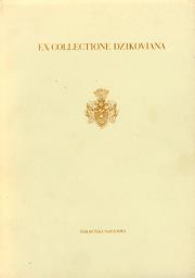 Okładka książki Ex collectione Dzikoviana