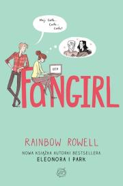 Fangirl. Autor: Rainbow Rowell. Dadada.pl Okładka książki Fangirl