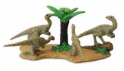 Opakowanie Figurki dinozaurów + drzewo