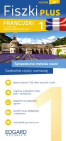 Francuski Fiszki PLUS dla średnio zaawansowanych 1. Autor: Wąsowicz Wojciech (red.). Dadada.pl Okładka książki Francuski Fiszki PLUS dla średnio zaawansowanych 1