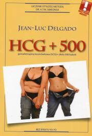 HCG + 500. Autor: Jean-Luc Delgado. Dadada.pl Okładka książki HCG + 500