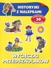 Okładka książki Historyjki z nalepkami - Wycieczki przedszkolaków