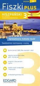 Hiszpański Fiszki PLUS dla średnio zaawansowanych 3. Autor: Gromadzka-Ostrowska Joanna. Dadada.pl Okładka książki Hiszpański Fiszki PLUS dla średnio zaawansowanych 3