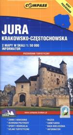 Jura Krakowsko-Częstochowska Przewodnik turystyczny i 2 mapy w skali 1:50000. Autor: praca zbiorowa. Dadada.pl Okładka książki Jura Krakowsko-Częstochowska Przewodnik turystyczny i 2 mapy w skali 1:50000