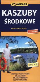 Okładka książki Kaszuby Środkowe mapa turystyczna