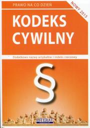 Kodeks cywilny. Autor: Koniuszek Ewelina [opracowanie. Dadada.pl Okładka książki Kodeks cywilny