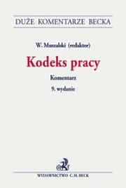 Okładka książki Kodeks pracy Komentarz