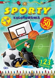 Okładka książki Kolorowanka. Sporty