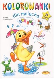 Okładka książki Kolorowanki dla malucha Kwa, Kwa