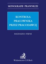 Okładka książki Kontrola pracownika przez pracodawcę