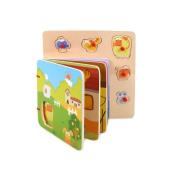 Opakowanie Książeczka drewniana z pinezkami - Wieś