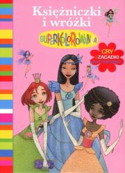 Okładka książki Księżniczki i wróżki. Superkolorowanka