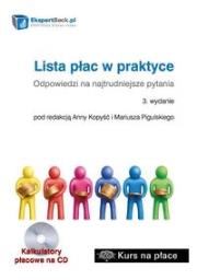 Okładka książki Lista płac w praktyce