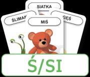 Logopedyczny Piotruś. Część IX - głoska Ś/SI. Wydawca: KOMLOGO. Dadada.pl Opakowanie Logopedyczny Piotruś. Część IX - głoska Ś/SI