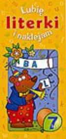 Okładka książki Lubię literki i naklejam - 7 lat