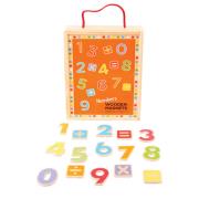 Opakowanie Magnetyczne cyferki drewniane