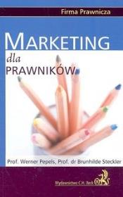 Marketing dla prawników. Autor: Pepels Werner, Steckler Brunhilde. Dadada.pl Okładka książki Marketing dla prawników