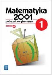 Matematyka GIM 1 2001 Podr. WSiP. Autor: 1118904 Anna Dubiecka, Dubiecka-Kruk Barbara. Dadada.pl Okładka książki Matematyka GIM 1 2001 Podr. WSiP