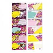 Opakowanie Naklejki na zeszyt Barbie Power 25szt