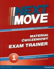 Next Move 1 Exam Trainer PEARSON. Autor: Bartosz Michałowski, Charlotte Covill. Dadada.pl Okładka książki Next Move 1 Exam Trainer PEARSON