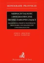 Okładka książki Niepoczytalność i psychiatryczne środki zabezpieczające