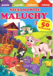Okładka książki Niesamowite maluchy. Naklejki i zabawy