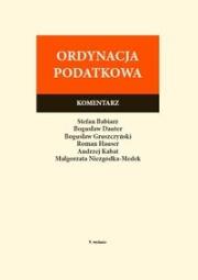 Okładka książki Ordynacja podatkowa. Komentarz