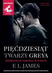 Okładka książki Pięćdziesiąt twarzy Greya okł. Filmowa audiobook