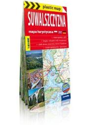 Plastic map Suwalszczyzna 1:85 000 w.2015. Autor: praca zbiorowa. Dadada.pl Okładka książki Plastic map Suwalszczyzna 1:85 000 w.2015