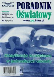 Poradnik Oświatowy Klasyfikacja budżetowa w jednostkach oświaty. Autor: Błaszko Adam. Dadada.pl Okładka książki Poradnik Oświatowy Klasyfikacja budżetowa w jednostkach oświaty