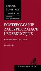 Okładka książki Postępowanie zabezpieczające i egzekucyjne