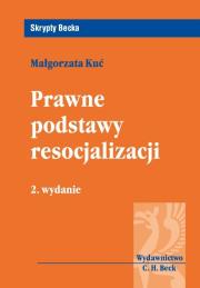 Okładka książki Prawne podstawy resocjalizacji