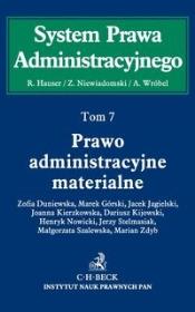 Prawo administracyjne materialne t.7. Autor: Duniewska Zofia, Górski Marek, Jagielski Jacek. Dadada.pl Okładka książki Prawo administracyjne materialne t.7