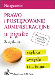 Okładka książki Prawo i postępowanie administracyjne w pigułce