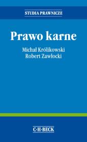 Prawo karne.. Autor: Królikowski Michał, Zawłocki Robert. Dadada.pl Okładka książki Prawo karne.