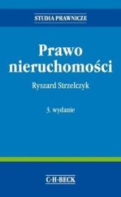 Prawo nieruchomości. Autor: Strzelczyk Ryszard. Dadada.pl Okładka książki Prawo nieruchomości