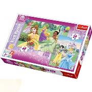 Opakowanie Puzzle 2w1 Księżniczki TREFL