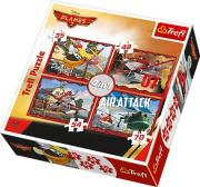 Okładka książki Puzzle 4w1 Samoloty 2 w akcji TREFL