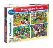 Opakowanie Puzzle Myszka Miki 12+20+24+35