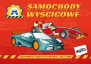 Samochody wyścigowe. Autor: Kochanowska Sabljak Agnieszka. Dadada.pl Okładka książki Samochody wyścigowe