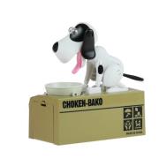 Opakowanie Skarbonka pies zlizuje monety biały