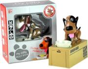 Skarbonka pies zlizuje monety brązowy. Wydawca: Lean Toys. Dadada.pl Opakowanie Skarbonka pies zlizuje monety brązowy
