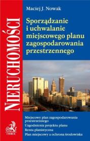 Okładka książki Sporządzanie i uchwalanie miejscowego planu zagospodarowania przestrzennego.