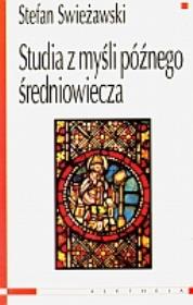 Okładka książki Studia z myśli późnego średniowiecza