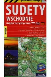 Okładka książki SUDETY WSCHODNIE MAPA TURYSTYCZNA 1:60 TYS FOLIOWANA-EXPR