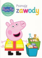 Okładka książki Świnka Peppa. Ćwiczę z Peppą 6 Poznaję zawody