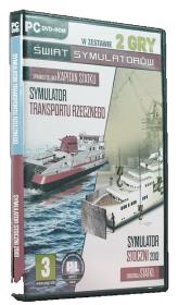 Symulator Transportu Rzecznego / Symulator Stoczni. Wydawca: CDP.pl. Dadada.pl Opakowanie Symulator Transportu Rzecznego / Symulator Stoczni