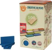 Opakowanie Trick Logic Kreatywne płytki Zestaw dodatkowy 100 elementów Ciemny Lazur